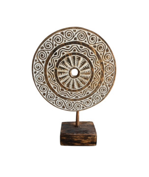 Roda stand carving D40H60cm(80557)
