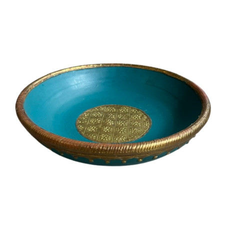 Bowl India turq.D32xH8 (7178)