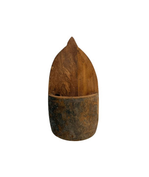 Wooden wall planter 13x7H24 (7217)