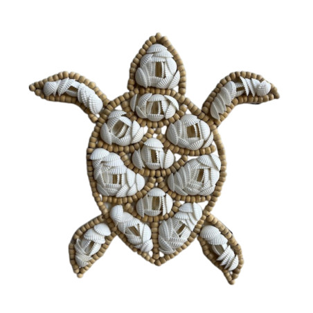 Turtle beads BA 23x23 (7284)