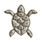 Turtle beads BA 23x23 (7284)