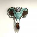 Elephant head turq. (3871)