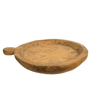 Old wooden bowl handle M (5482)