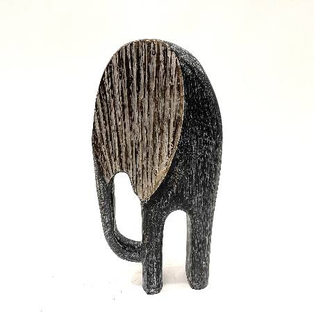 Elephant 30cm black(5917)