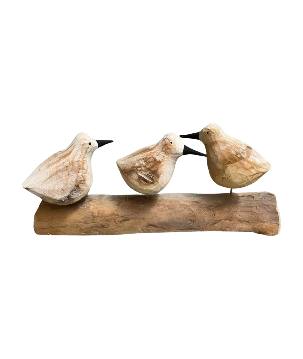 Birds on stand naturel(5929)