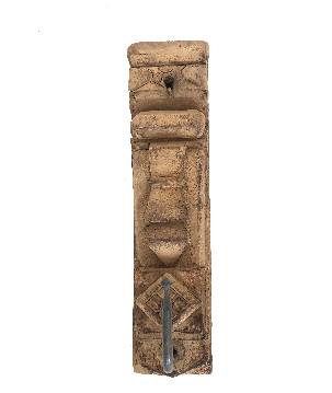 Wooden hanger 1-hook +/_ 20-25cm (7903)