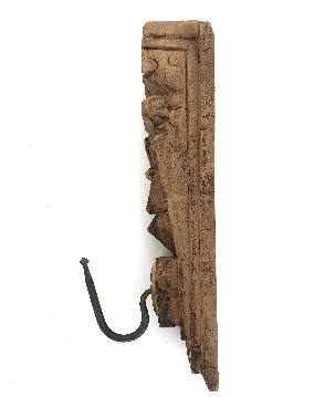Wooden hanger 1-hook