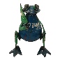Frog sitting S umbrella