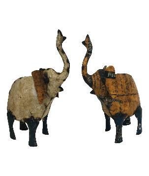 Elephant old iron 35x40cm. (7871)