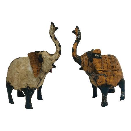 Elephant old iron 35x40cm. (7871)