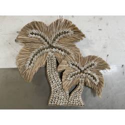 Wallh. palm shell/gras double 40cm (80136)