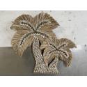 Wallh. palm shell/gras double 40cm (80136)