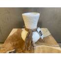 Vase white Beach L H30cm (80224)