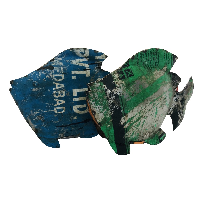 Fish old iron 35x28cm. (7873)