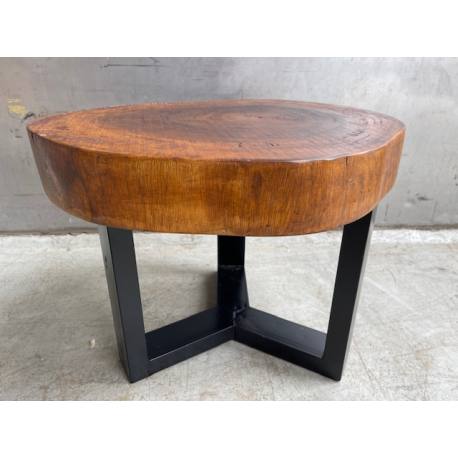 Coffeetable Su brown D60H45cm