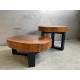 Coffeetable Su brown D60H45cm