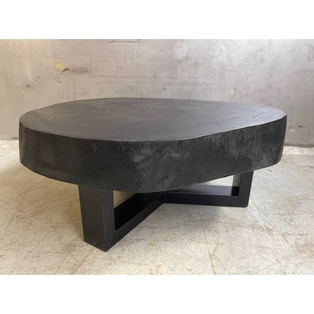 Coffeetable Su black D60H45cm