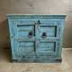 Cabinet old doors 115x50H100cm blue div. uitvoeringen