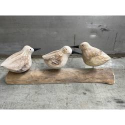 Birds on stand naturel(5929)