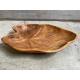 Teak tray leave 26x40cm