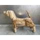 Dog teak H50cm (80371)