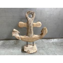 Anchor teak H46cm (3921)