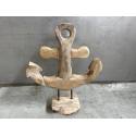 Anchor teak H46cm (3921)