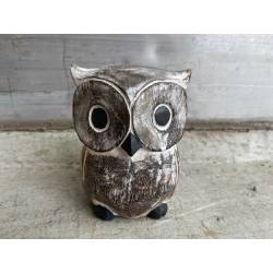 Owl antik H15cm (3938)