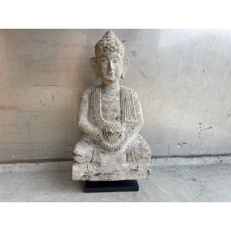 Buddha zit 40xH85cm.(80289)