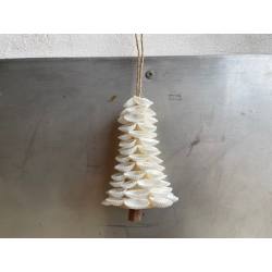 Tree hang shell round 12cm(80354)