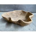 Bowl teak pumpkin(3148)