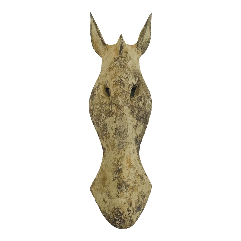 Zebra mask antique H50cm(3004)