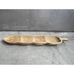 Bowl 4-compartments teak(3176)