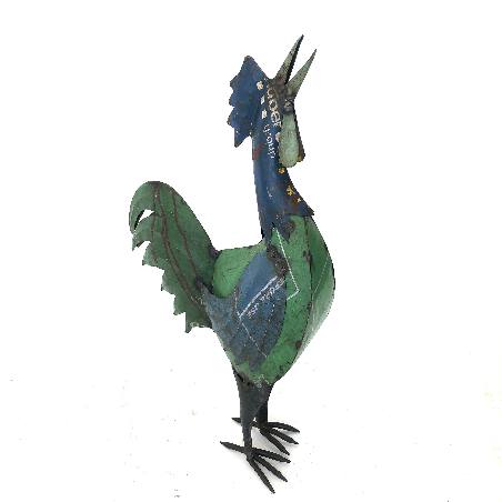 Rooster big old iron 45x60cm. (7999)