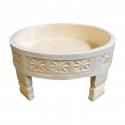 Chakki table white S D30H15cm(3221)