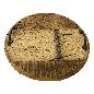 Tray round old wood D27(3016)