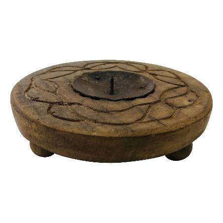 Round flat candleholder(3022)