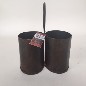 2-Bottle holder old iron 20x20cm. (7978)