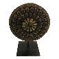 Deco round carved on stand S (3040)