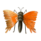 Butterfly wanddecor 28xH30 cm