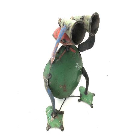 Frog sitting telescoop H28(3051)