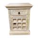 Bedside carving white (80515)