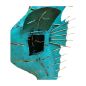 Seahorse iron blue H48cm (7265)