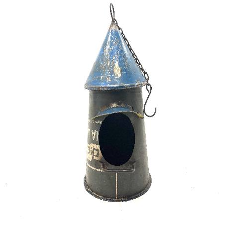 Birdhouse iron round H35(3082)