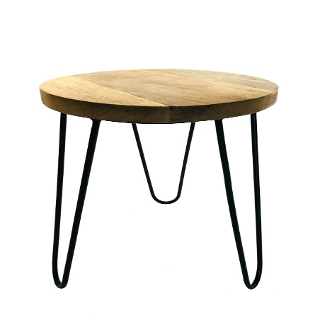 Stool wooden top D35H50cm (7989)
