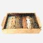 Tray colour wood 42x19H5cm(3097)
