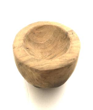 Small bowl teak D16H6cm(3134)