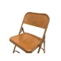 Antique iron folding chair (7399)