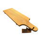 Cutting board mango wood 54x16 cm (7588)