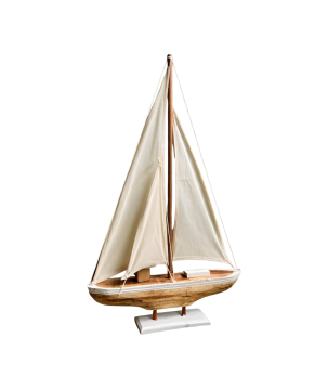 Sailingboat 40x8 H60cm (7756)